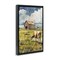 Stupell Industries Cow in Vast Field Floater Framed Canvas Wall Art Design by Franklyn Gregory